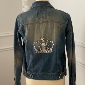 Embellished jean jacket!